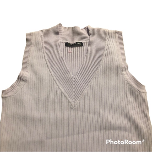 (284) 💚5/20$ Liliac Pastel Sweater Vest - Picture 4 of 7